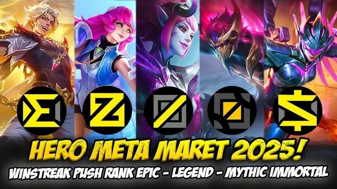 Tier List Hero Mobile Legends Maret 2025: Daftar Meta Terkuat & Top Up Diamond Murah di Topupkuy!
