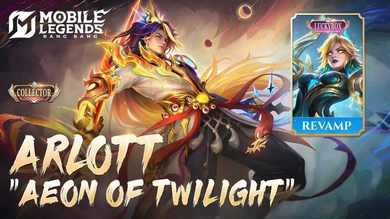 Arlott Collector Skin Agustus 2025: Aeon of Twilight Hadir di Mobile Legends! Begini Tampilan & Cara Dapatkannya