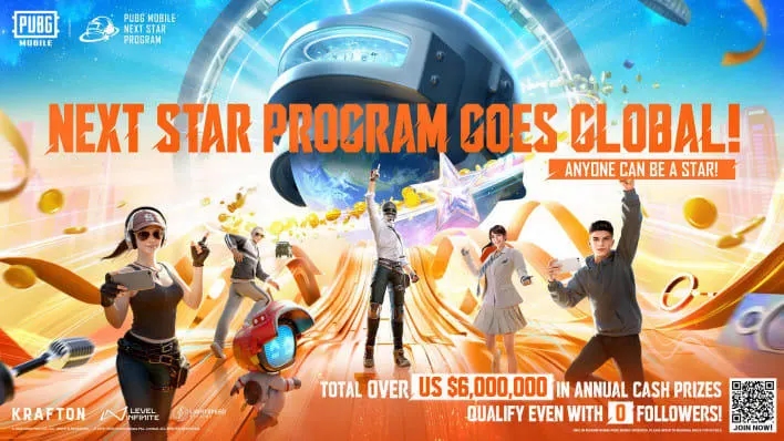 PUBG Mobile Buka Pendaftaran Next Star Global Creator Program 2025: Hadiah Lebih dari $6 Juta!