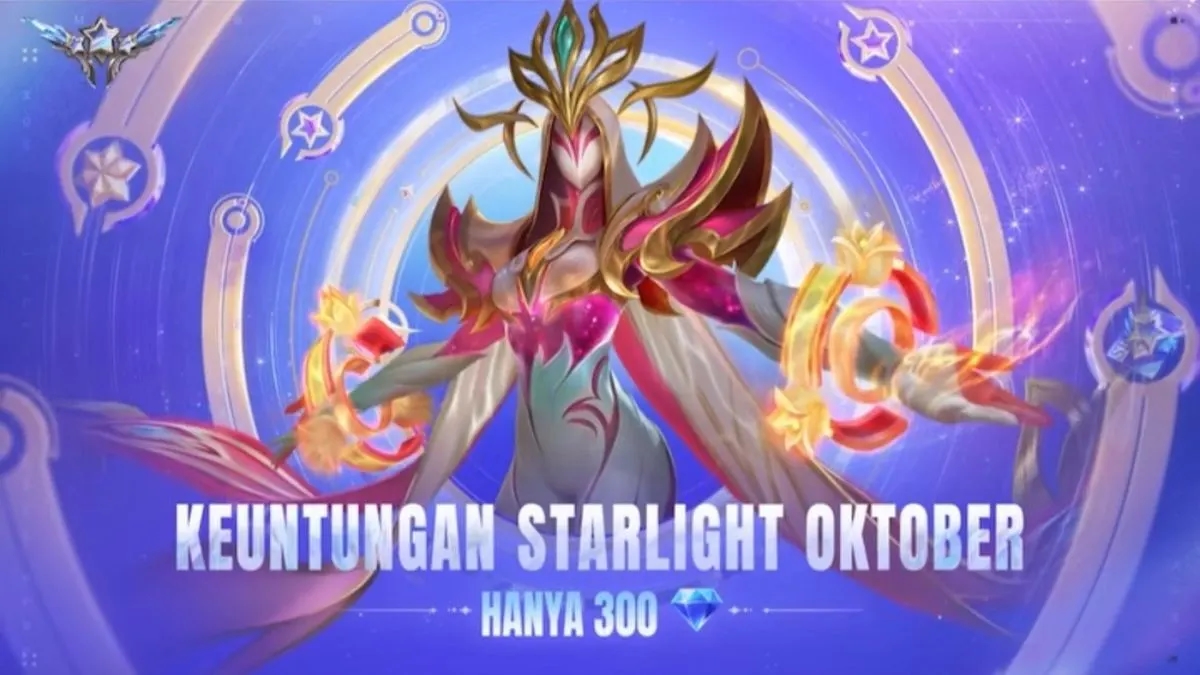Mobile Legends Oktober 2025: Yve Dapatkan Skin Starlight “Flame Lotus” Pertamanya!