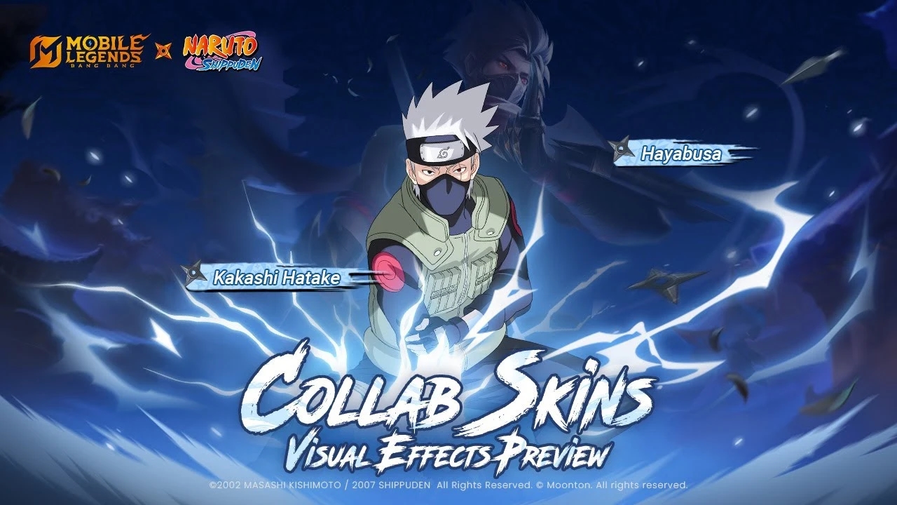 MLBB x Naruto: Hayabusa "Kakashi Hatake" Tampil Keren dengan Lightning Blade!