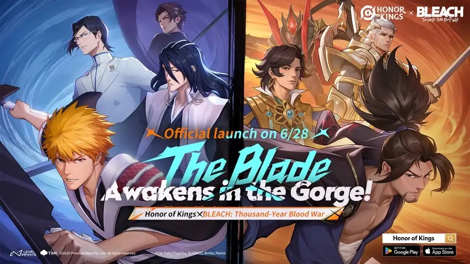 Kolaborasi Honor of Kings x Bleach Resmi Hadir! Ini Daftar Skin Eksklusif, Harga, dan Cara Mendapatkannya