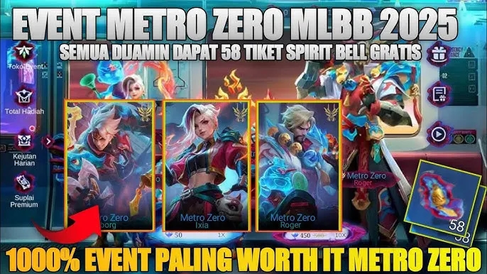 MLBB x Metro Zero Phase 2: Jadwal, Harga, Review Skin, dan Cara Hemat Diamond