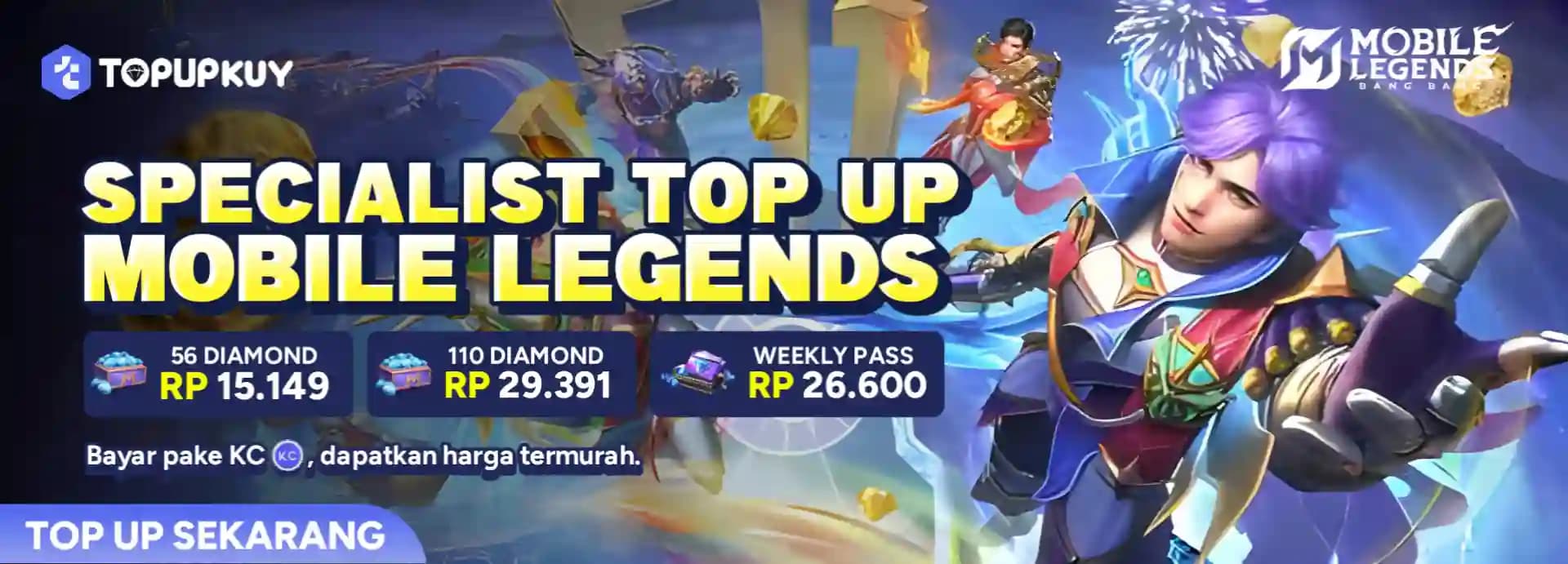 Top Up Diamond Mobile Legends Murah & Cepat di TopupKuy – Spesialis Top Up MLBB!
