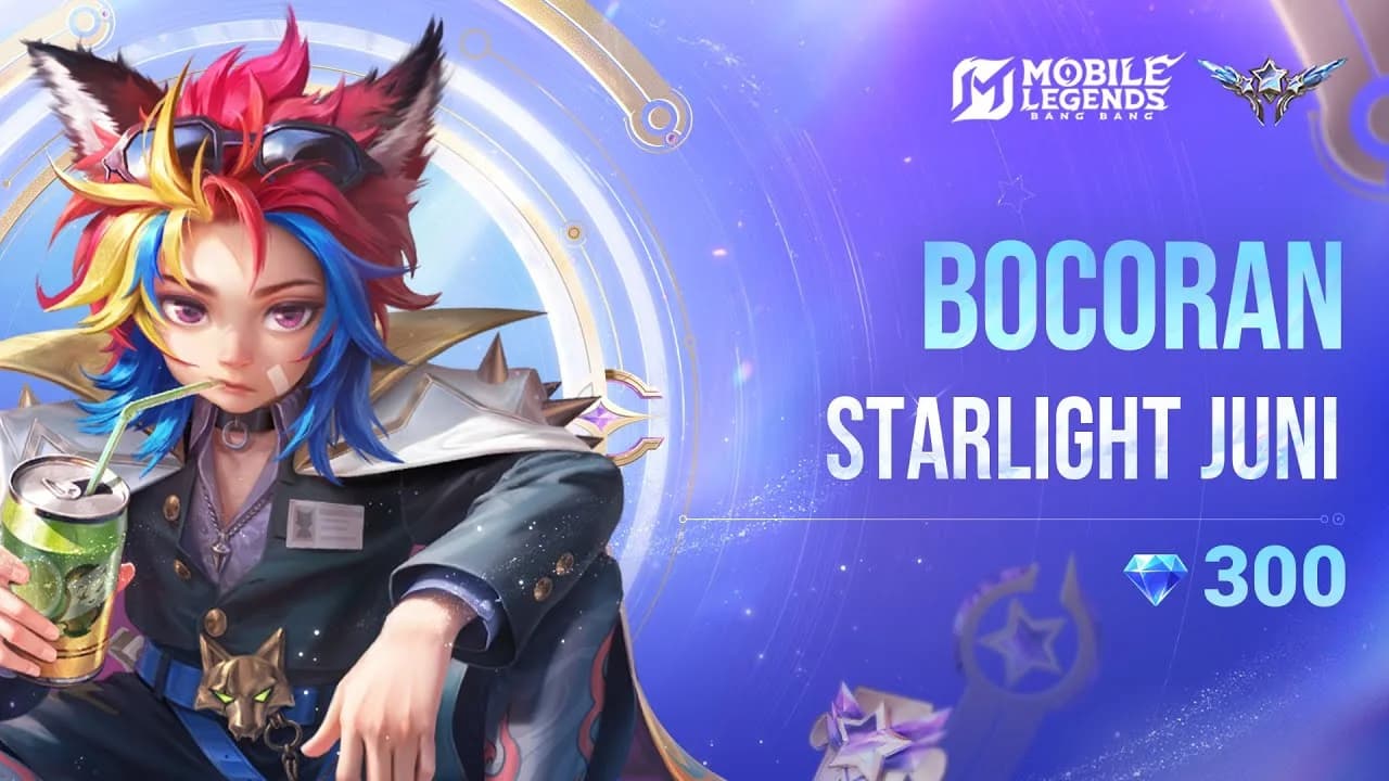 MLBB Juni 2026: Skin StarLight Harith “Rebel Emberfang” Resmi Hadir, Reward StarLight Naik 200%!