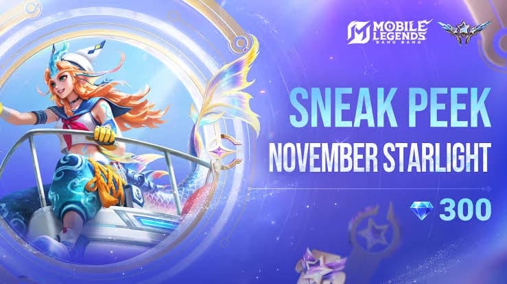 Skin Starlight Kalea Tideborn Sailor MLBB November 2026: Efek Trail, Sacred Statue, dan Update Starlight Shop