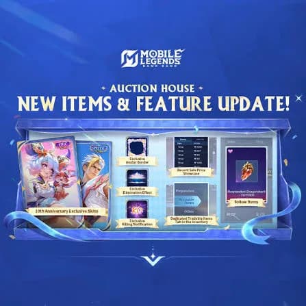 Auction House MLBB Mendapatkan Upgrade! Item Langka Kini Bisa Diperdagangkan, Ada Koleksi Eksklusif