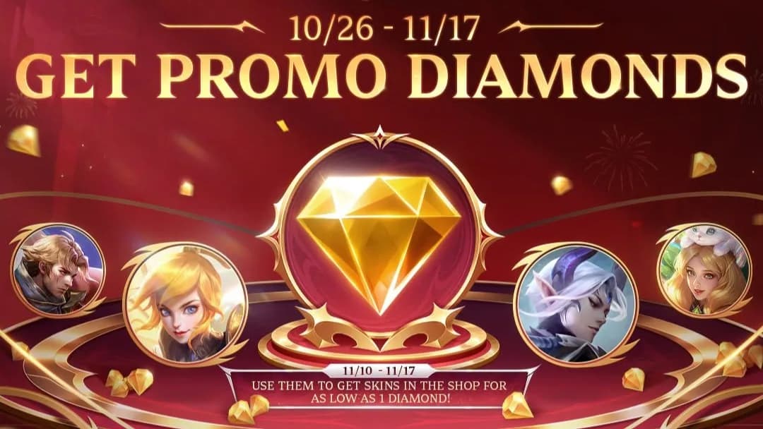Promo Carnival MLBB 2026: Cara Mendapatkan 825 Promo Diamonds Gratis dan Diskon Skin 1 Diamond