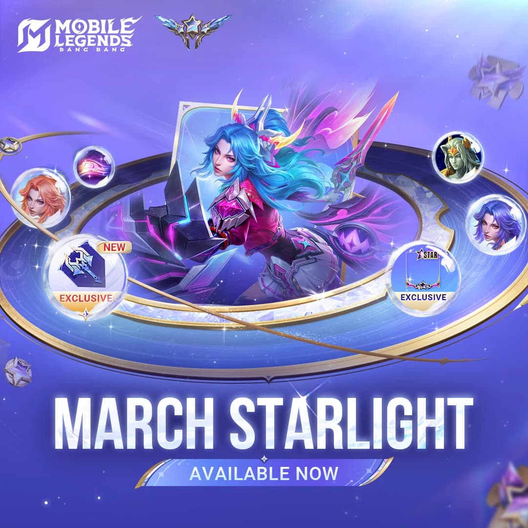 Freya “Starborn Resolve” Hadir 1 Maret! Ini Detail Lengkap March StarLight MLBB + Bonus Double Crystal of Aurora