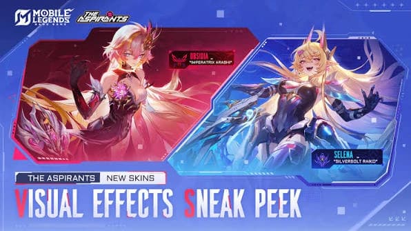 The Aspirants MLBB Terbaru Rilis 9 Oktober! Obsidia “Imperatrix Arashi” Berubah Jadi Mecha, Selena “Silverbolt Raiko” Panggil Mechanical Hound