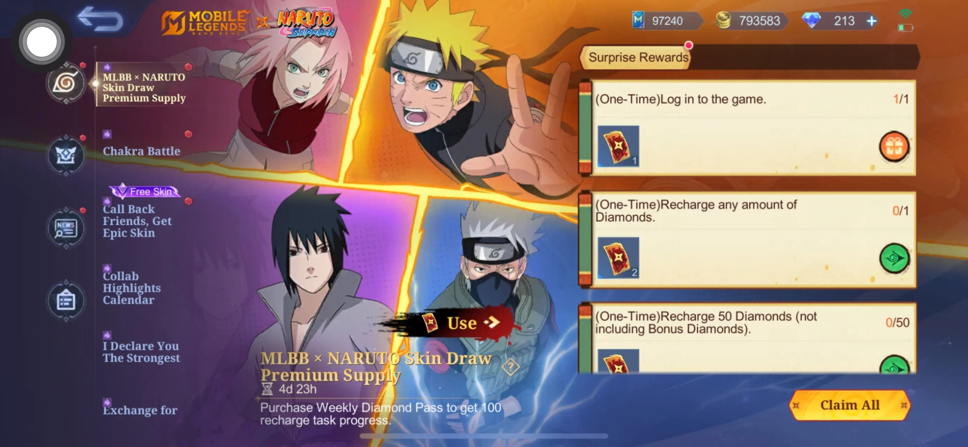 Misi MLBB x Naruto Phase 2 Telah Hadir 23 Mei 2025! Begini Cara Dapat Token Spin Gratis dan Skin Eksklusifnya!