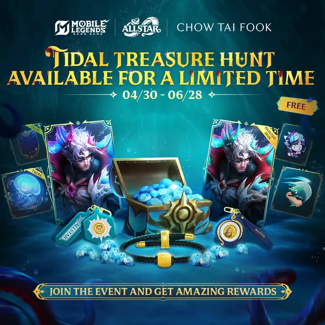 Event ALLSTAR MLBB 2026 Resmi Dibuka! Dapatkan Skin Yu Zhong Eksklusif, Diamond Gratis, dan Hadiah Emas Asli