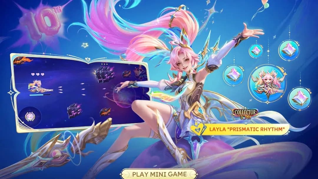 Event Starfall Breakout MLBB Segera Berakhir! Cara Mempercepat Mendapatkan Skin Collector Gratis Layla Prismatic Rhythm
