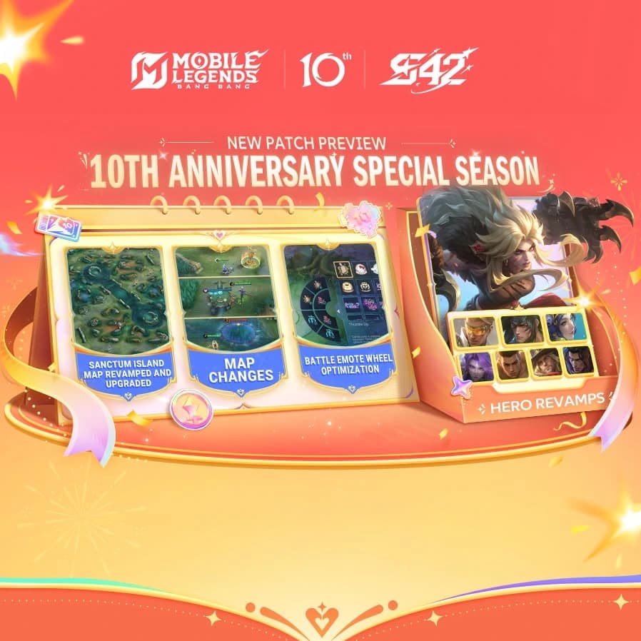 MLBB Season 42 Dimulai 16 September! 8 Hero Direvamp, Tampilan Sanctum Island dan Map Baru Siap Hadir