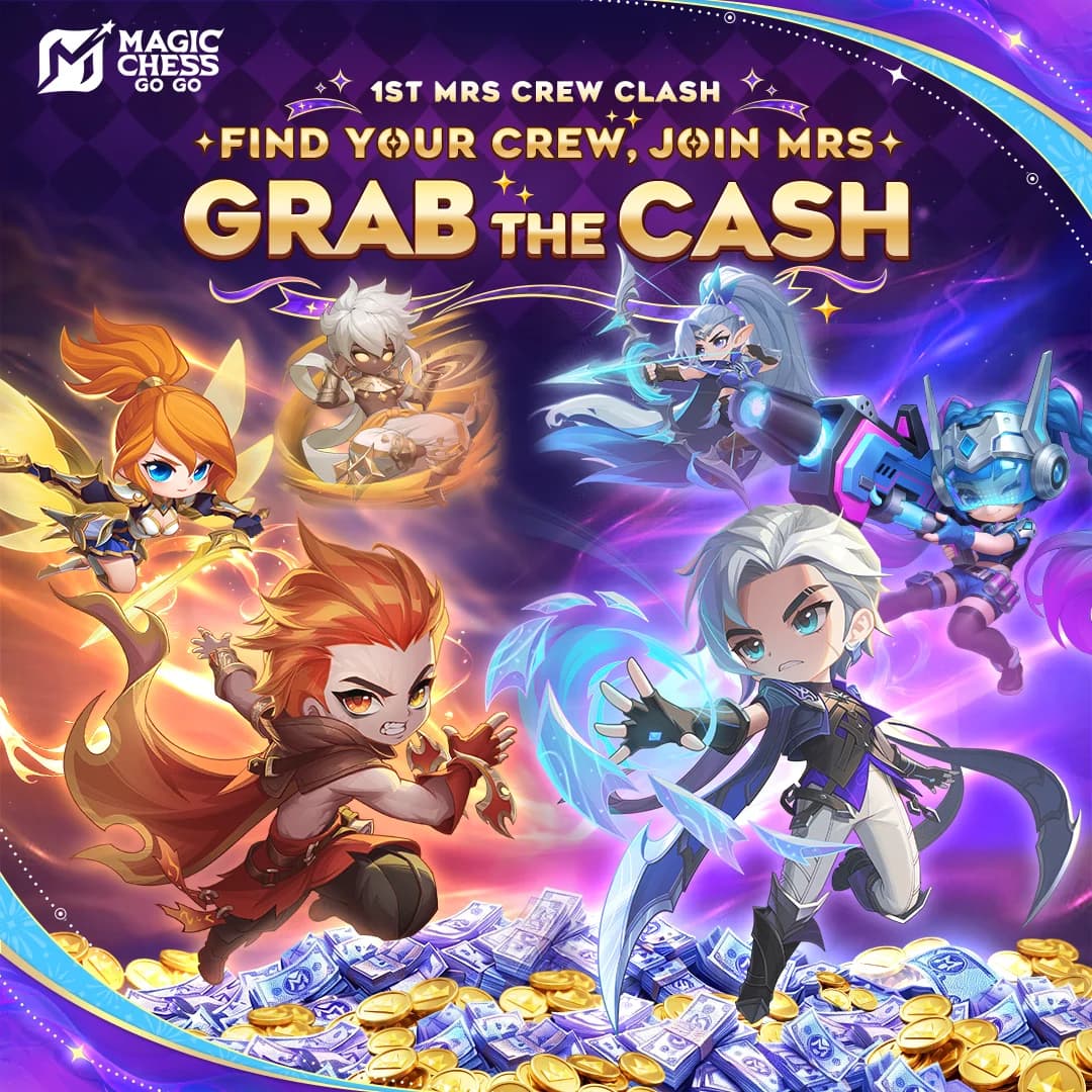 Anniversary Magic Chess: Go Go Hadirkan Crew Clash Pertama! Rebut Hadiah Uang Tunai Besar Mulai 25 Mei