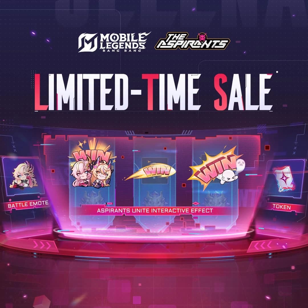 Aspirants Unite MLBB Makin Meriah! Ada Efek Interaktif, Battle Emote Eksklusif, dan Graffiti Lucu